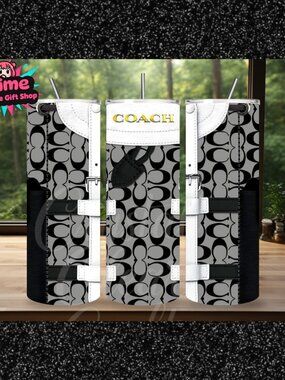 Coach 20oz Stainless Steel Tumbler Custom
